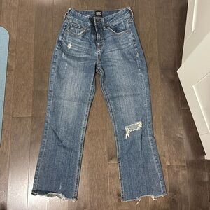 BDG high rise kick flare cropped jeans